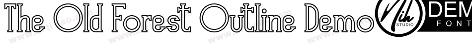 The Old Forest Outline Demo字体转换